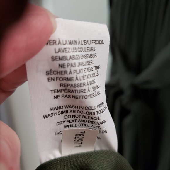 Additionelle 2X sleeveless khaki summer dress - Picture 7 of 11